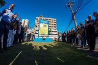 Municpio participa do lanamento de placa comemorativa aos 100 anos do Lions Clube Internacional
