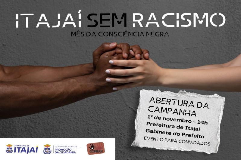 Confira a programação completa da campanha Itajaí Sem Racismo 2023