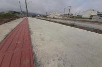 Concludas as obras de pavimentao na maior avenida do bairro Santa Regina
