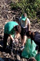 INIS participa da ltima ao de limpeza do Rio Itaja-A em 2022